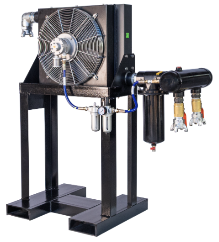 Air Cooled Aftercooler Double Outlet