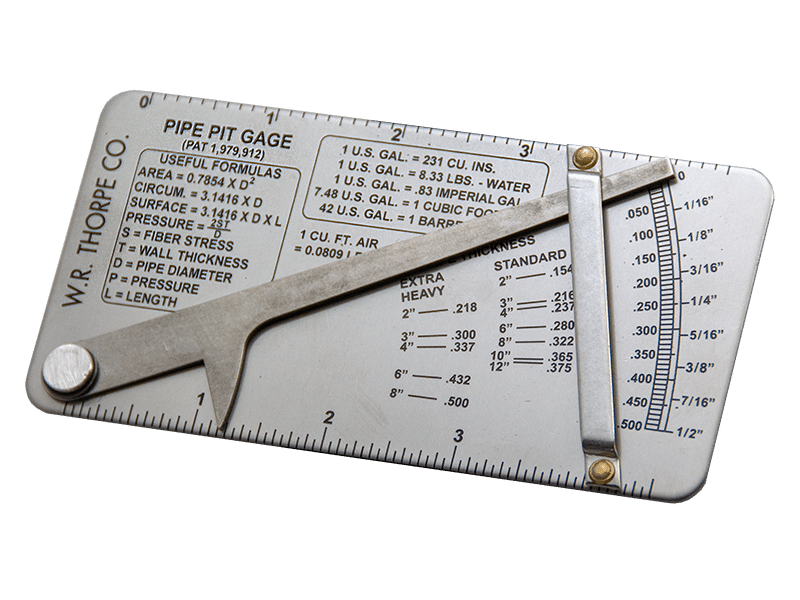 Pocket Size Pit Depth Gauge