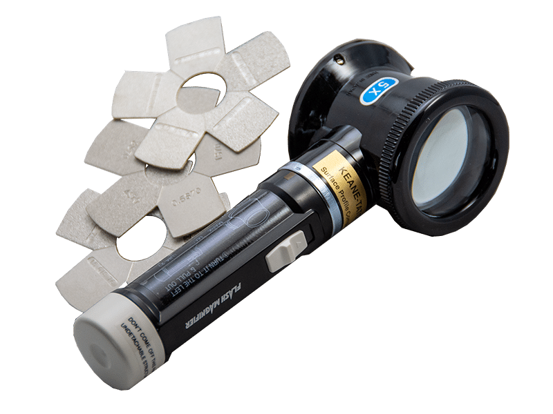 Surface Profile Visual Comparator & Magnifier